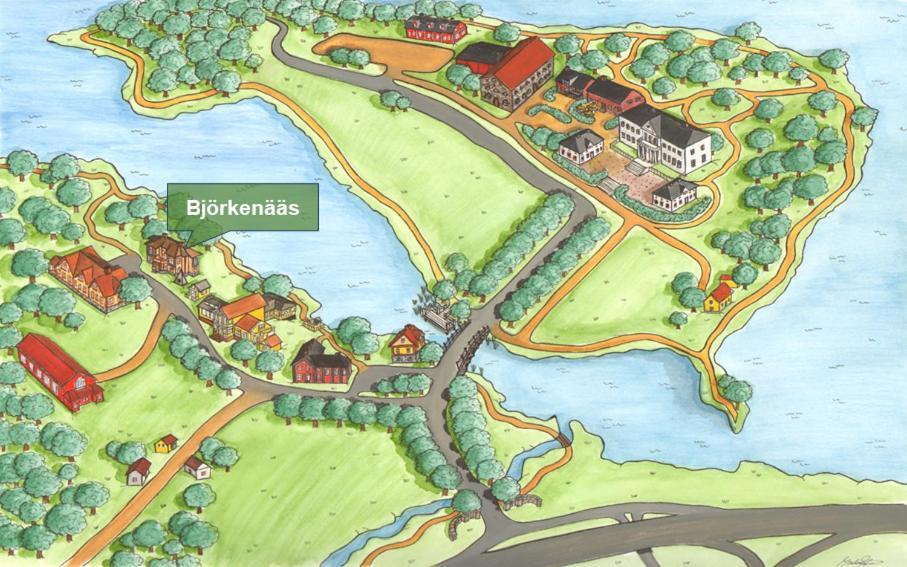 Pensjonat Naeaes Slott Floda  Zewnętrze zdjęcie